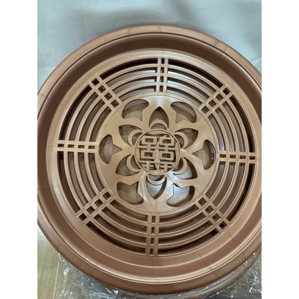 Khay trà giả rỗ 38 cm