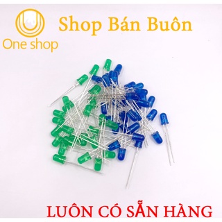 Gói 100 Con Led Phủ Màu 5mm