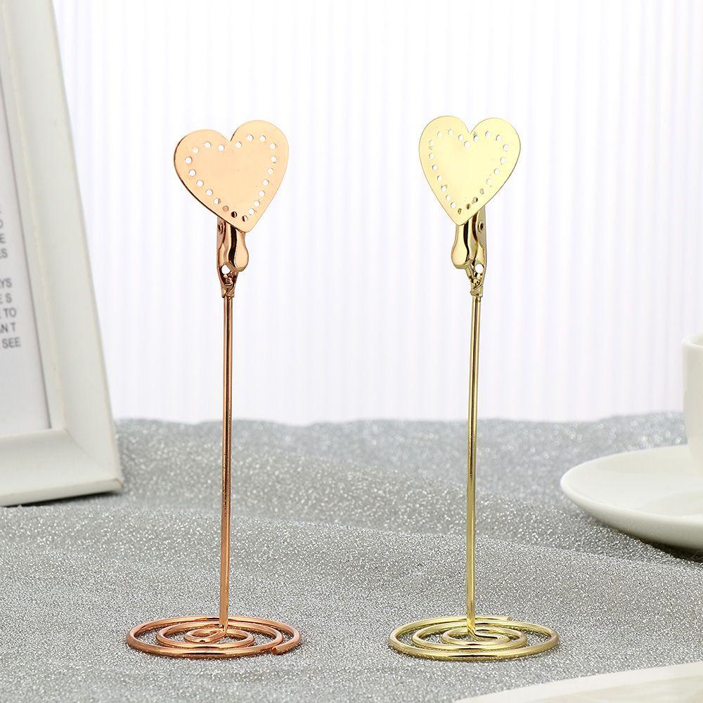 PISTA Giá Đỡ Kẹp Ảnh Để Bàn Bằng Kim Loại Trang Trí Tiệc Cưới