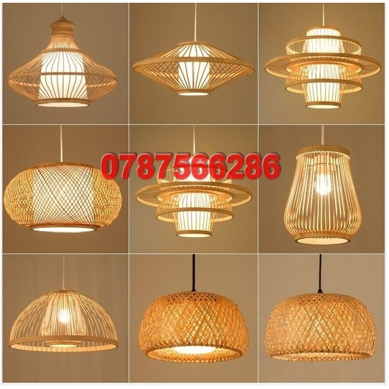 Đèn mây tre đan giá xưởng tư vấn zaloo 0787566286