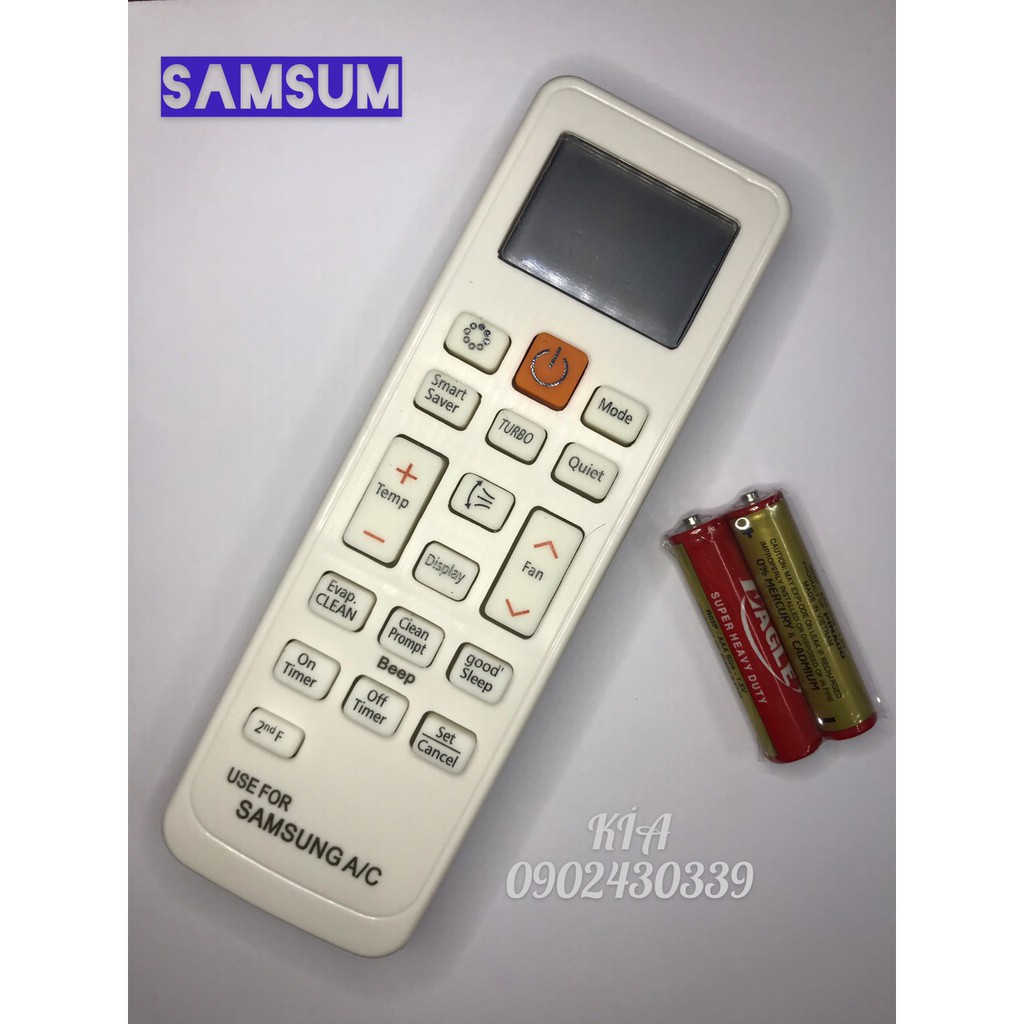 REMOTE MÁY LẠNH SAMSUNG INVERTER DB93-14195F - ĐIỀU KHIỂN ĐIỀU HÒA SAMSUNG INVERTER DB93-14195F0