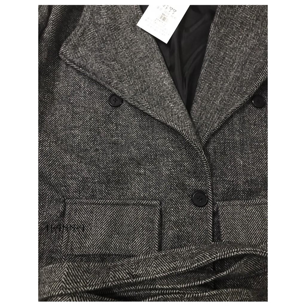 Áo Khoác Dạ Nữ 2 Lớp Cột Eo Phong Cách Hàn Quốc - Áo Khoác Túi Hộp Trẻ Trung, Hàng Quảng Châu Cao Cấp | Hanna | BigBuy360 - bigbuy360.vn