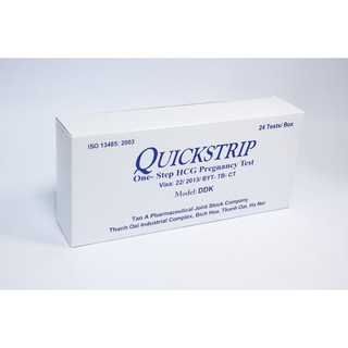 Que thử thai Quickstrip hộp 24 que