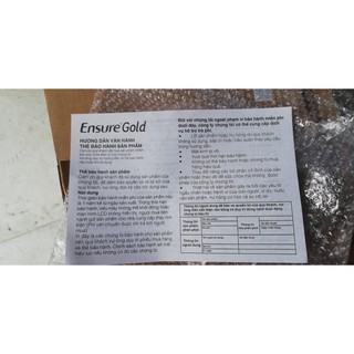 Cân Ensure Gold Mẫu Mới