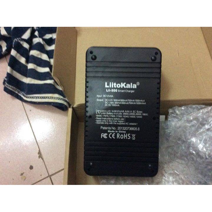 Bộ Sạc Pin Đa Năng Cao Cấp Liitokala Lii-500 (không kèm nguồn )Cho Pin 18650,AA,AAA,Tes Dung Lượng,Nội Trở,Sạc Dự Phòng