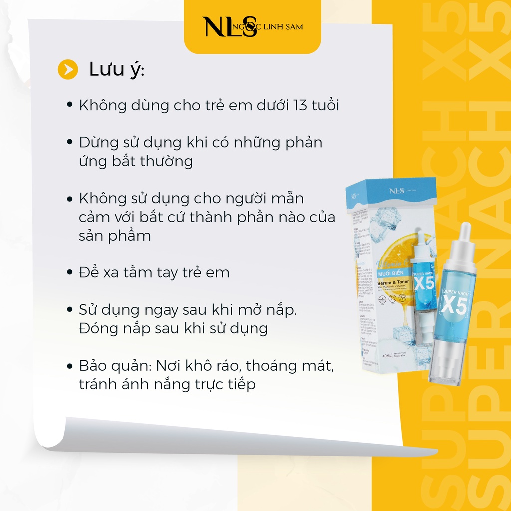 COMBO SUPER NACH X5 2IN1 Serum nach, Toner nach, Xịt miệng Kiss Love NLS