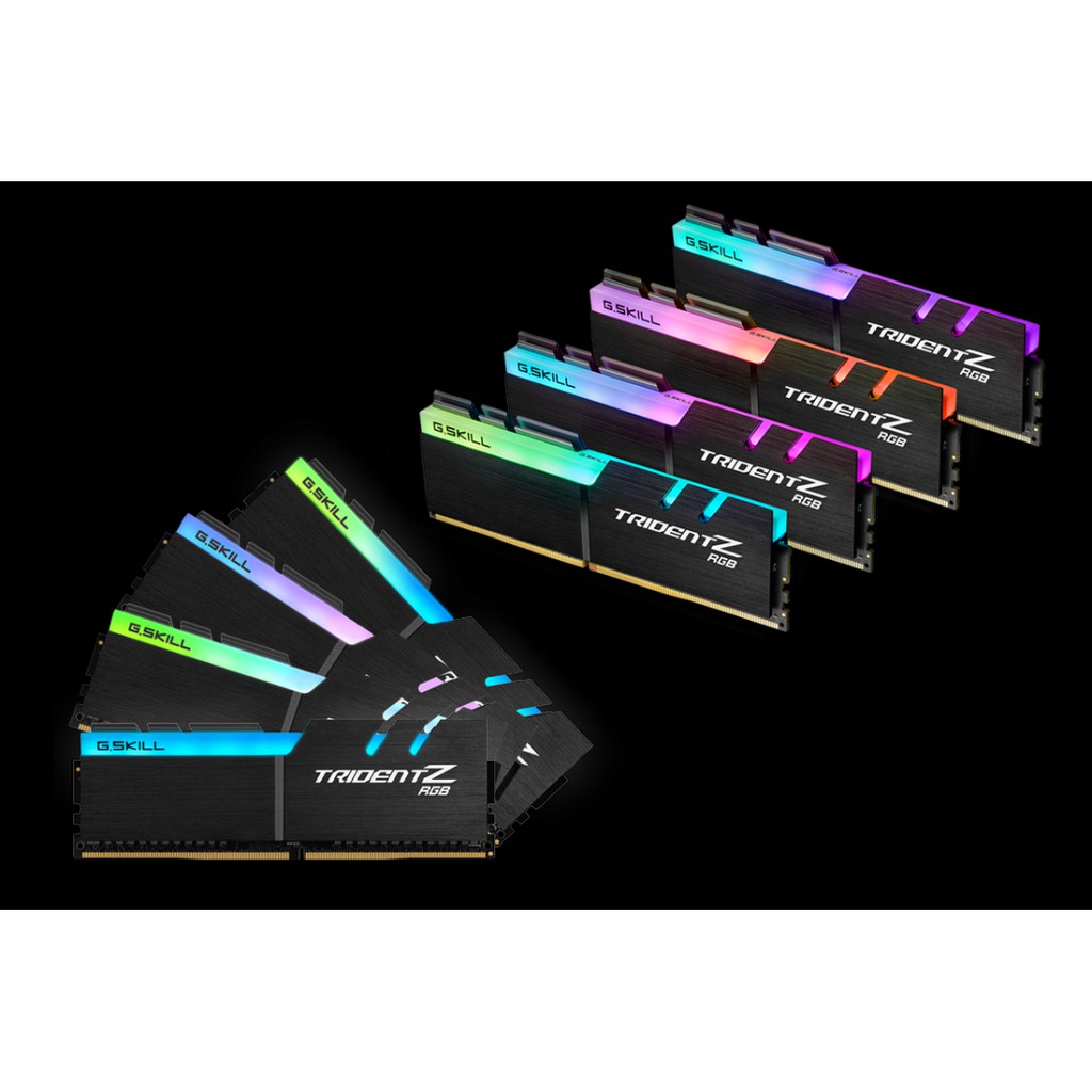 Ram G.Skill TRIDENT Z RGB - 16GB (8GBx2) DDR4 3000GHz - F4-3000C16D-16GTZR