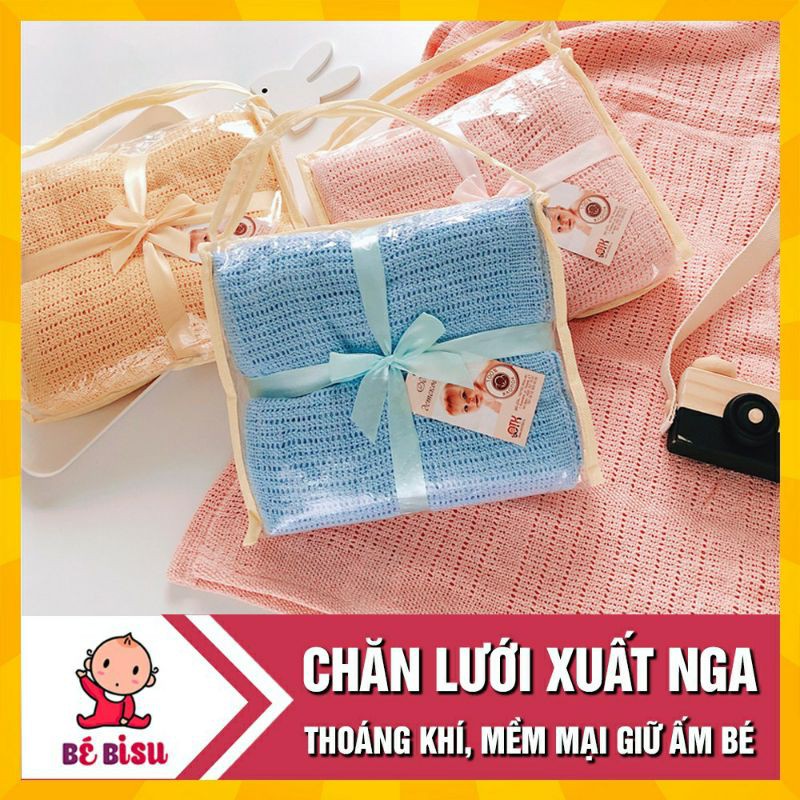 Chăn lưới thoáng khí, chống ngạt cho bé xuất Nga loại To