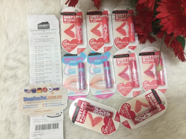 💄SON DƯỠNG ẨM CÓ MÀU baby lips maybeline siêu đẹp 🍒