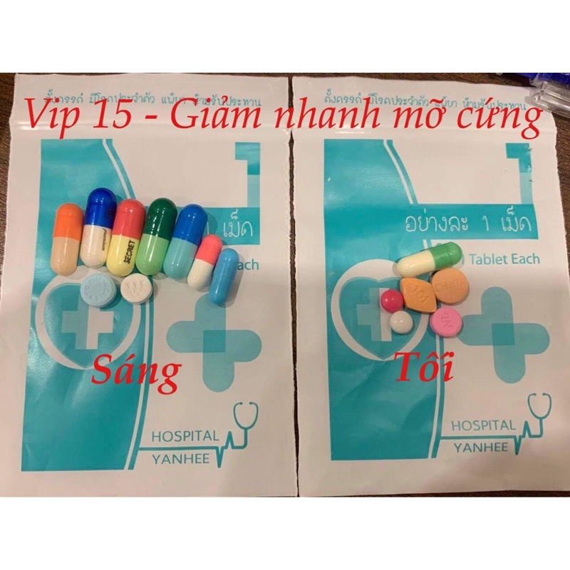 ✅GIẢM BAY MỠ✅ GIẢM CÂN YANHEE (15 Viên/ Ngày) - GIẢM MỠ CỨNG