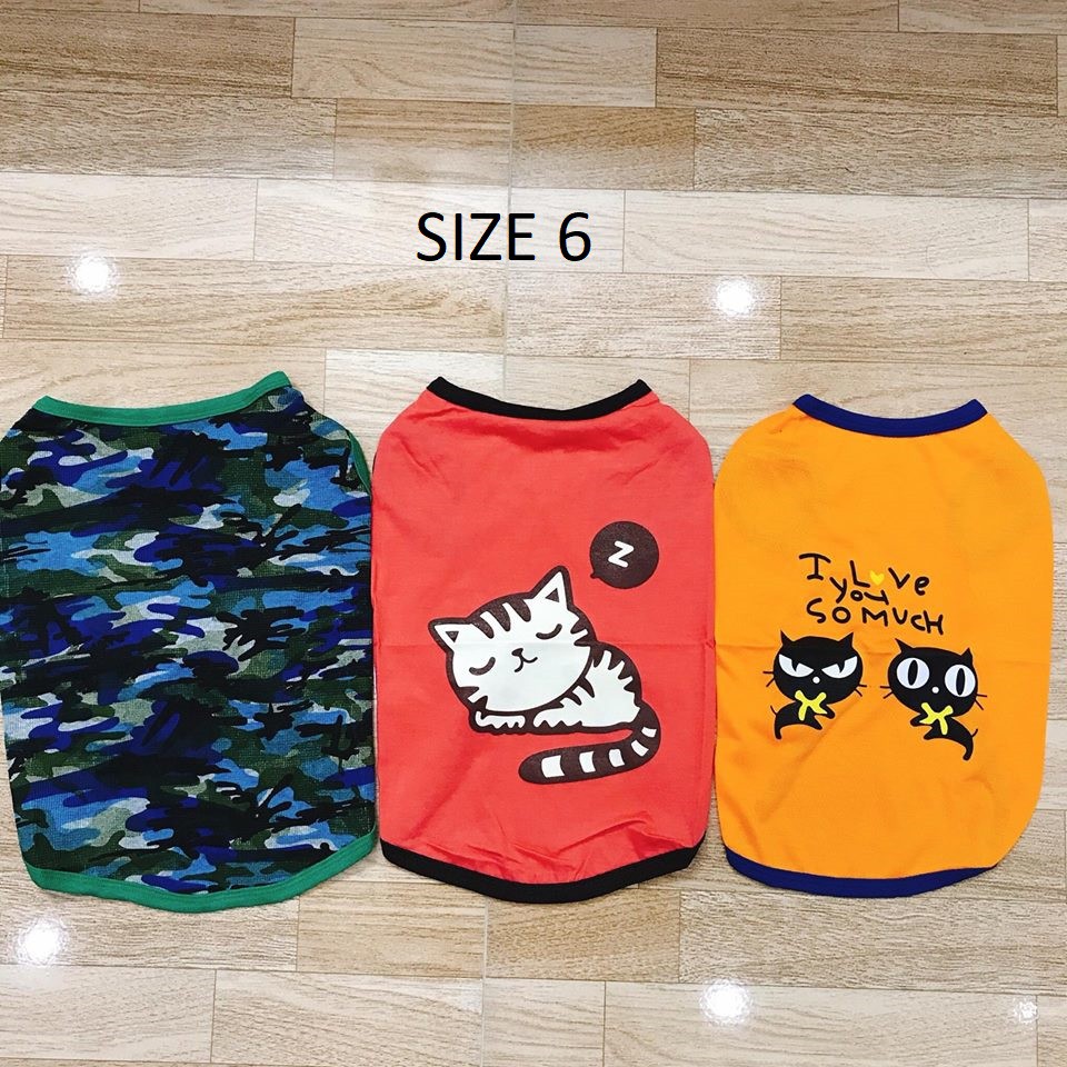 Áo Thái Cho Thú Cưng Từ Size 0-6