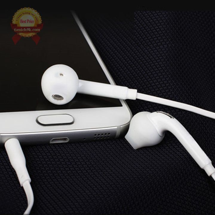 Tai nghe in-ear nhét tai kèm mic chỉnh âm lượng dây cao su dùng cho Samsung S6 oppo xiami jack 3 vạch 3.5