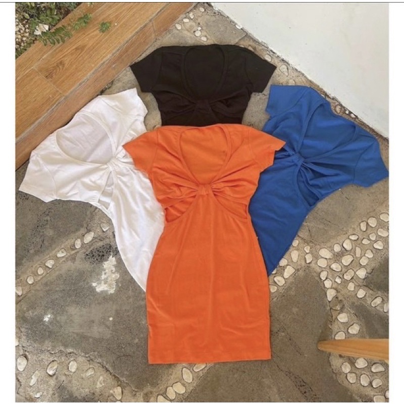 Đầm Ôm Body Khoét Eo Chất Dày Dặn Cá Tính (Ảnh Tự Chụp)