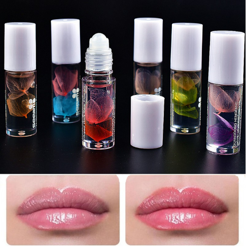 Dầu dưỡng môi Hengfang chiết xuất hoa trà giữ ẩm và phục hồi môi khô