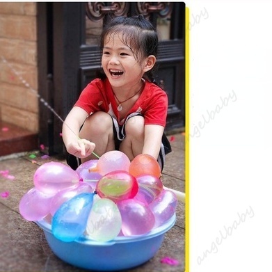Bóng bay nước 111 quả, Bóng nước chùm Bong Bóng Nước Ném Nhau Trò Chơi Siêu Vui