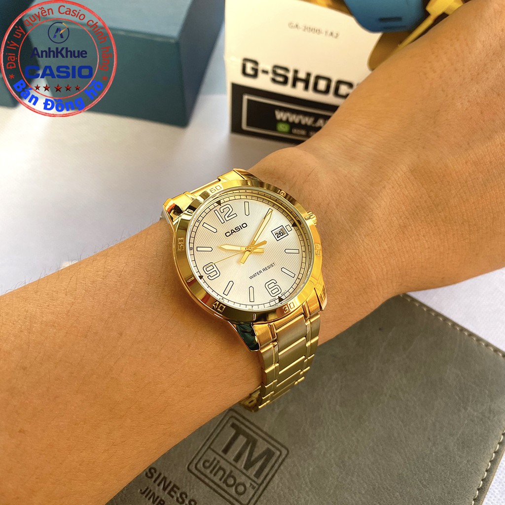 Đồng hồ nam Casio MTP-V004 MTP-V004D MTP-V004G MTP-V004SG dây thép bảo hành 1 năm ch | BigBuy360 - bigbuy360.vn
