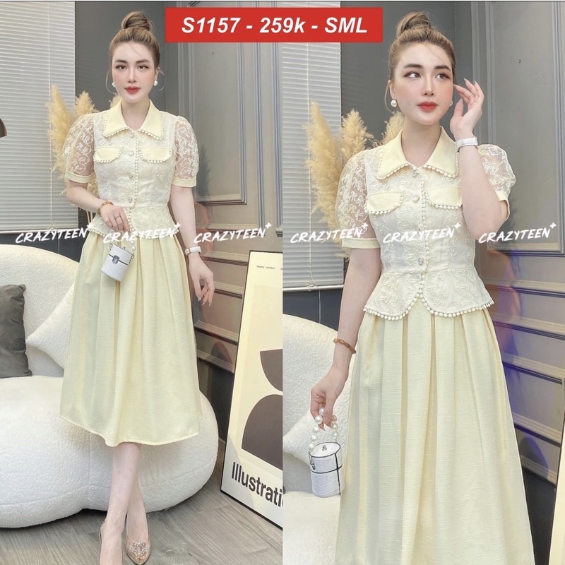 set đầm công sở peplum thanh lịch sang trọng