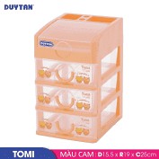 Tủ nhựa Tomi nhỏ 4 ngăn Duy Tân ( Hàng Việt Nam chất liệu an toàn , cao cấp )