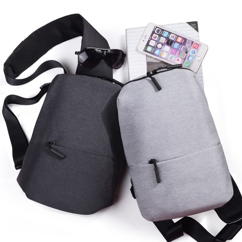 Túi đeo chéo Xiaomi Urban Leisure ( ĐEN &amp; XÁM )