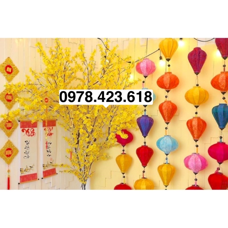 Đèn lồng Hội An 30cm trang trí nhà hàng, khách sạn, trường học, lễ hội