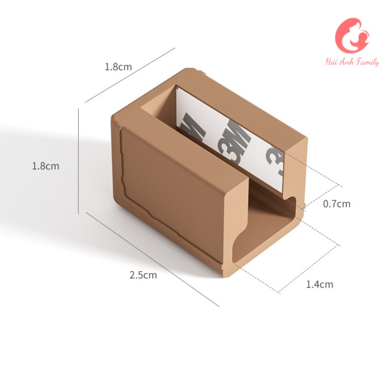 Bọc silicon chặn tay nắm tủ kéo, tủ đồ chống va chạm, an toàn cho bé