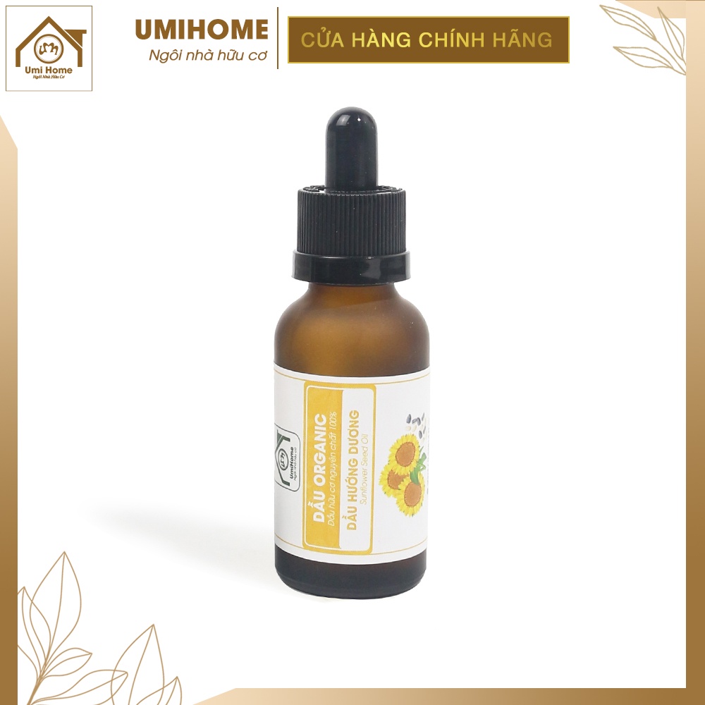Dầu Hướng Dương dưỡng da hữu cơ UMIHOME nguyên chất 30ml