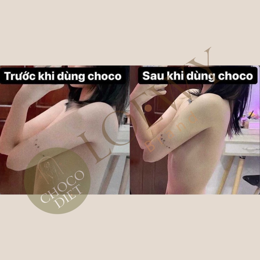 Chocodiet Giảm Mỡ Bắp Tay, Giảm Cân Hiệu Quả, Chính Hãng LOEWY BRAND - Mua 1 Tặng 1