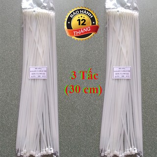 dây rút 3 tấc 30cm - dây rút 30cm - dây thít 3 tấc - dây thít 30cm 100 PCS thực 80 đến 90 sợi