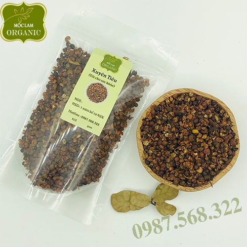 Hạt Xuyên Tiêu đỏ/ Tiêu Tứ Xuyên Loại 1 Mộc Lam Túi zip 100g - 200g