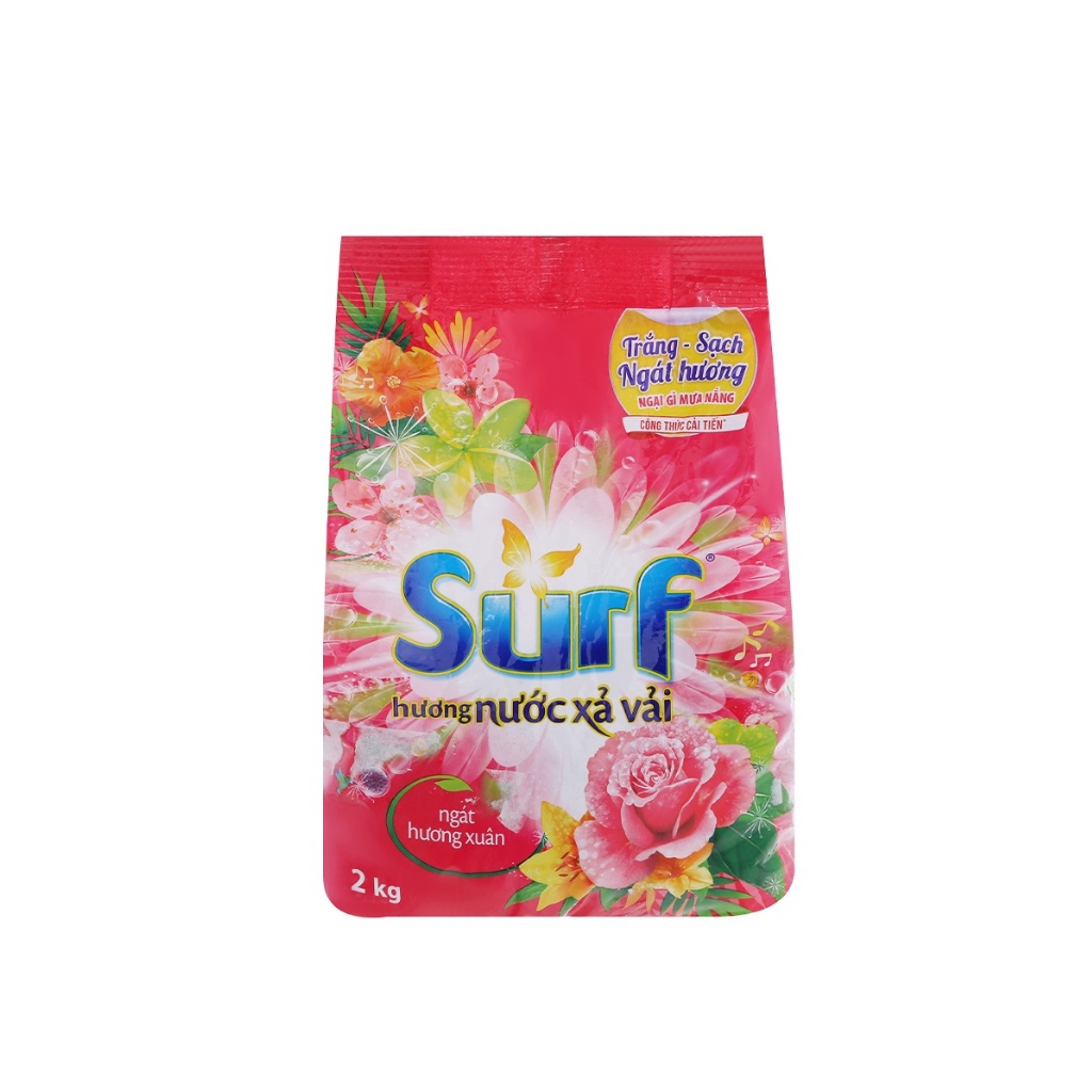 Bột Giặt Surf Hương Nước Xả Vải Túi 2kg