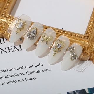Set 10 charm trang trí móng cực xinh,charm nơ,charm gấu