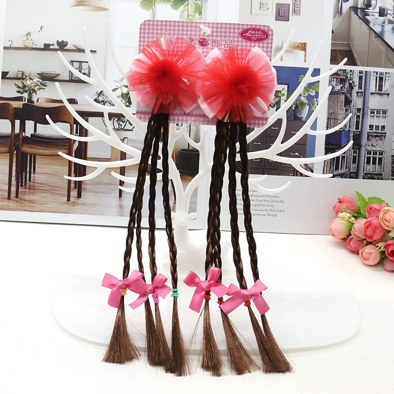 Set 7 kẹp tóc nơ bướm cho bé gái trên 3 tuổi