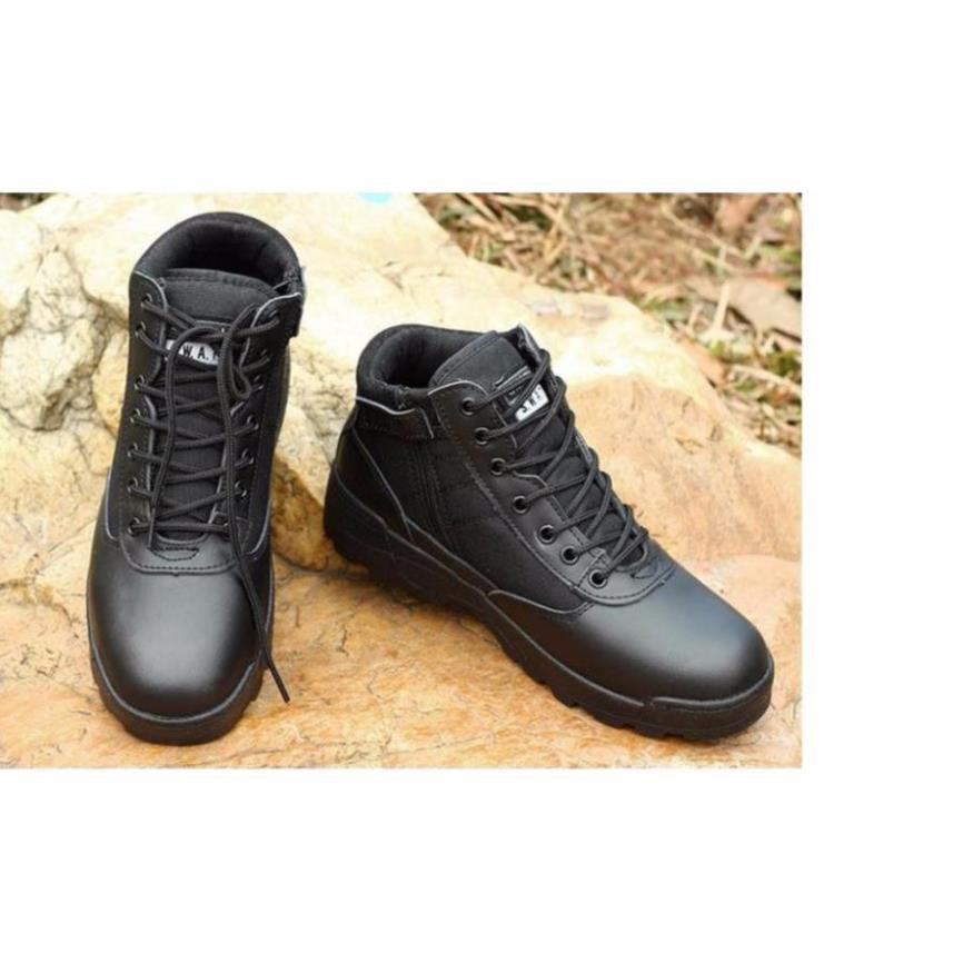 [Sale 3/3] Giày swat cổ thấp (màu đen)- giày nam nữ đi phượt Sale 11 -op1 "