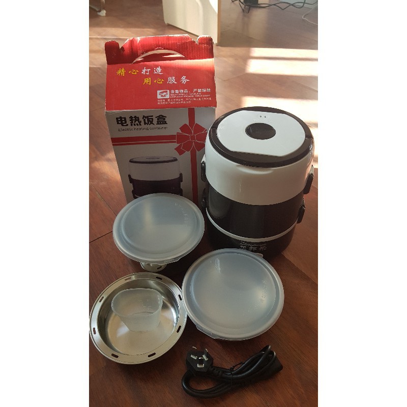 Hộp Cơm Hâm Nóng Cắm Điện Inox 2 và 3 Tầng | BigBuy360 - bigbuy360.vn