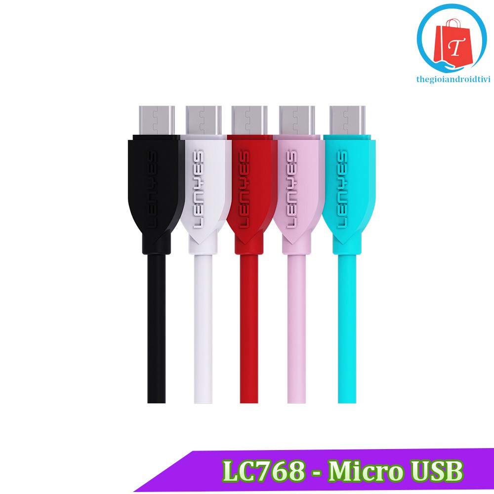 [Siêu rẻ] Cáp Sạc Nhanh Micro USB Lenyes LC768 Hỗ Trợ Sạc Nhanh