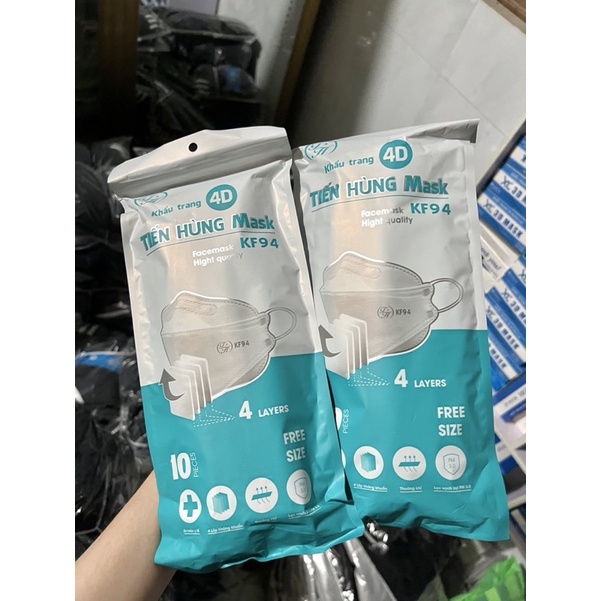 Set 50 cái khẩu trang KF94 Tiến Hùng