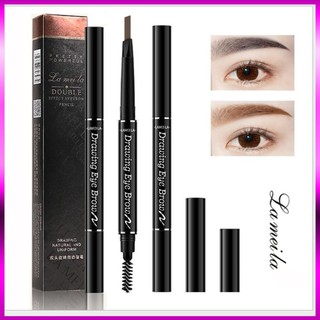 Chì Kẻ Mày Double Effect Lameila 02 đầu không thấm nước Chính Hãng
