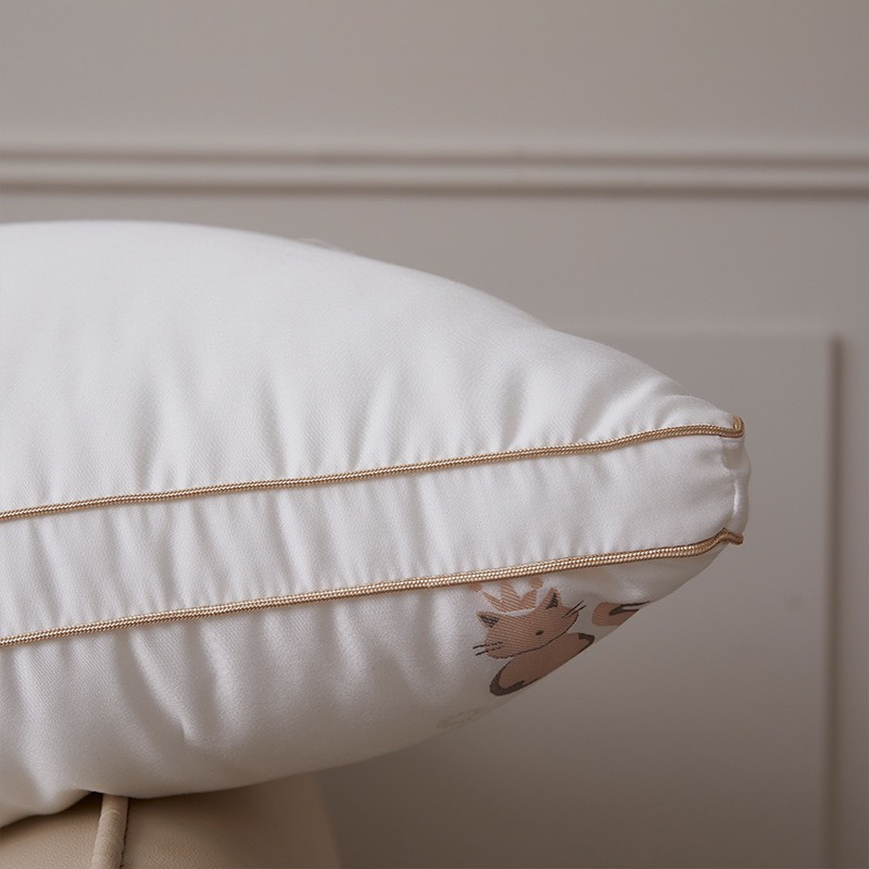 Gối Tencel Bông Đậu Chữ H Họa Tiết 5D Vân Chìm