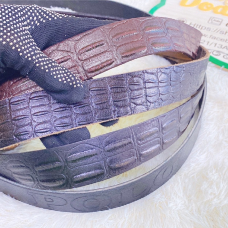 Thanh lý 4 Thắt lưng da nam TA100 mặt thép không rỉ,sáng bóng