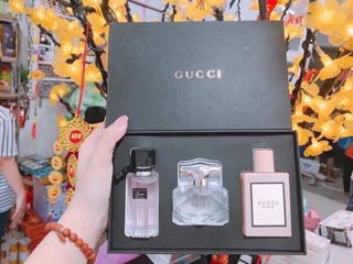 Set nước hoa gucci 3 chai