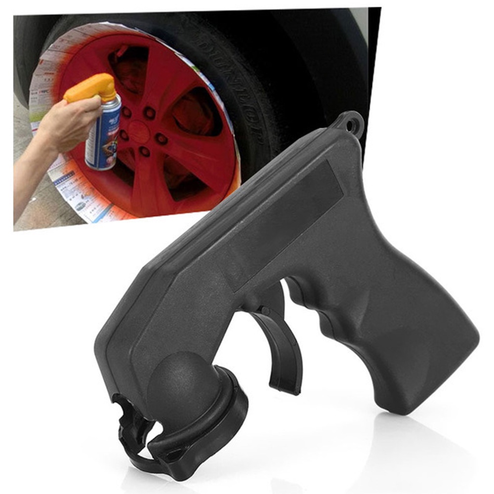 Chăm sóc sơn Aerosol Súng phun Xử lý Bộ điều hợp phun với đầy đủ Grip Trigger Khóa cổ xe Công cụ sơn bảo dưỡng ô tô
