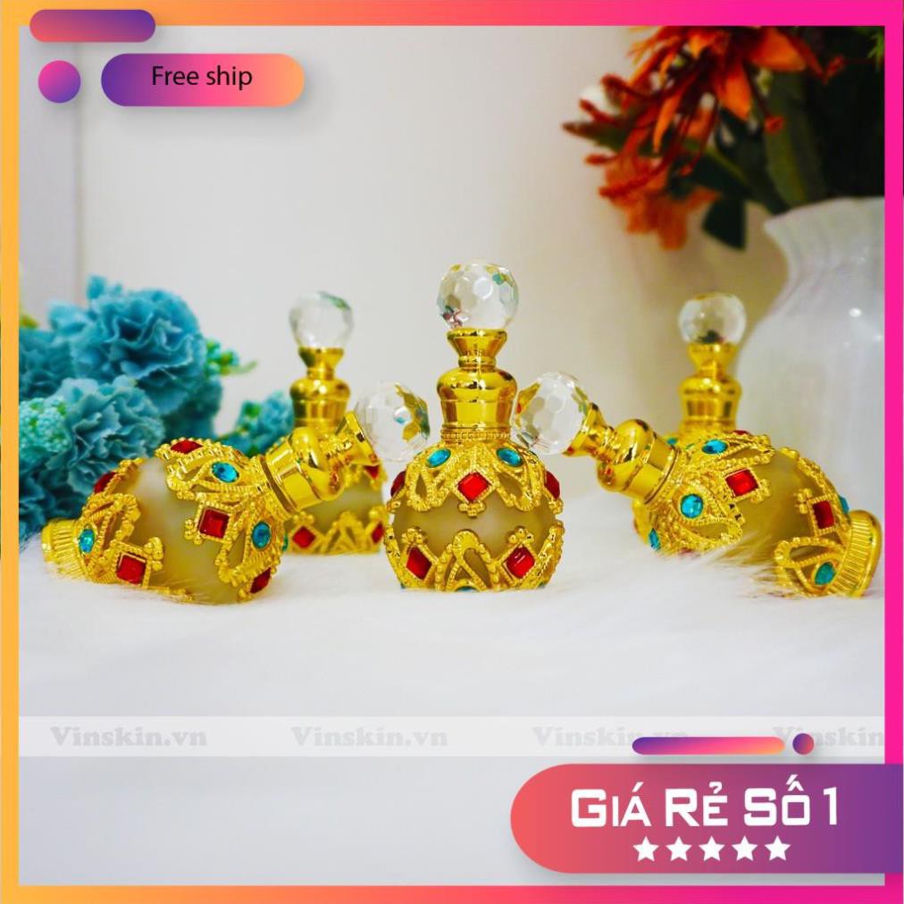 ⚡ 𝐆𝐈𝐀́ 𝐒𝐈𝐄̂𝐔 𝐑𝐄̉ ⚡ Tinh Dầu Nước Hoa Dubai Thiết Kế Mẫu Đá Tròn 15ml | BigBuy360 - bigbuy360.vn