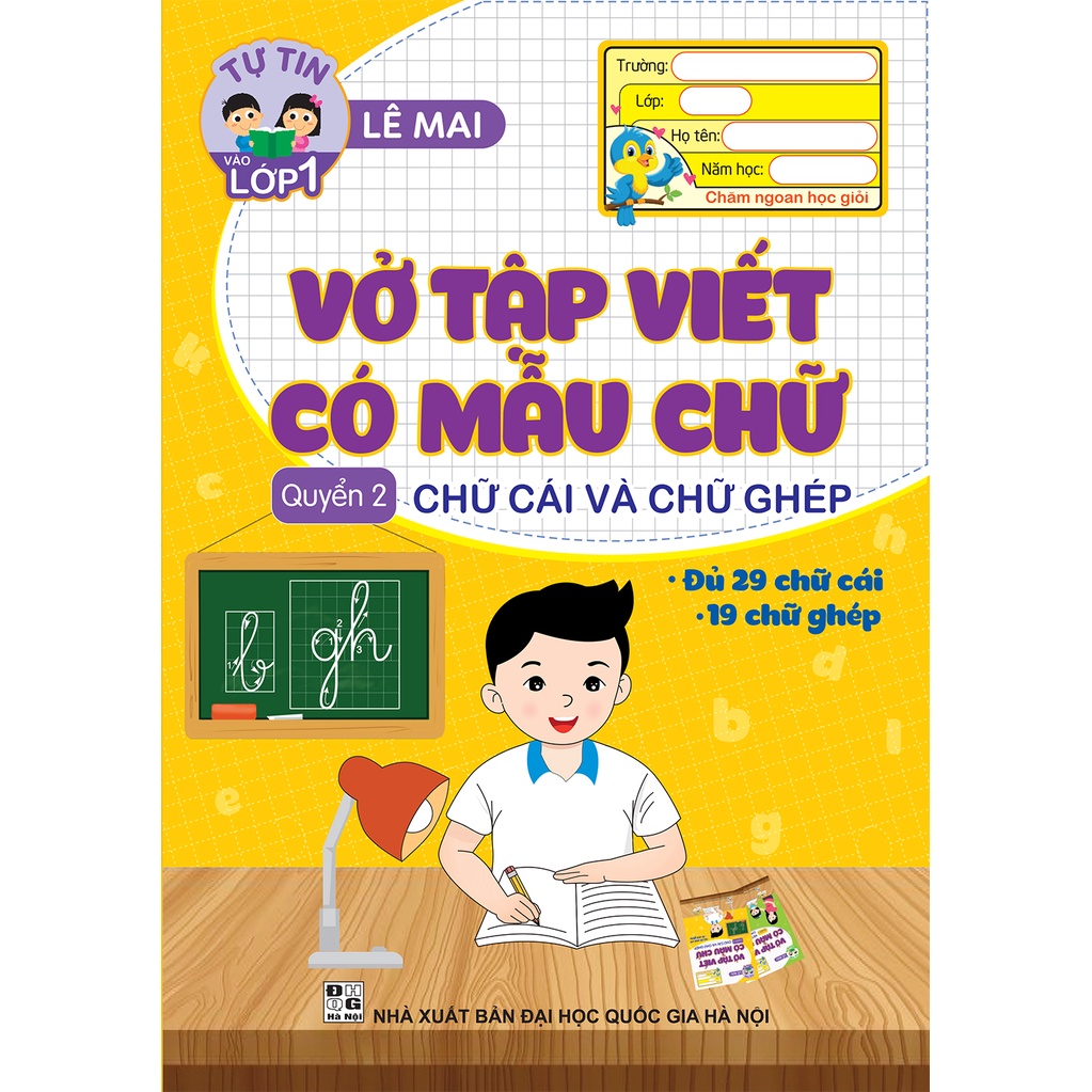 Sách - Vở tập viết có mẫu chữ quyển 2 (Lê Mai)