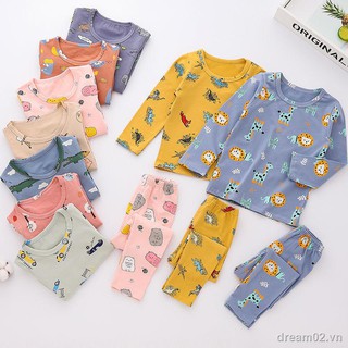 Bộ Đồ Ngủ Pijama Dài Tay Đáng Yêu Cho Bé
