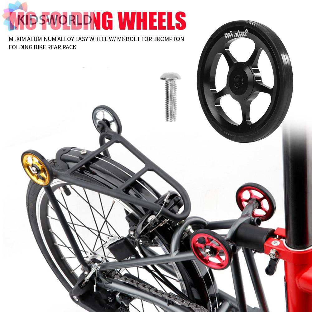 Giá Đỡ Bánh Đà Sau Bằng Nhôm Cnc Kèm Bu Lông M6 Cho Xe Đạp Brompton