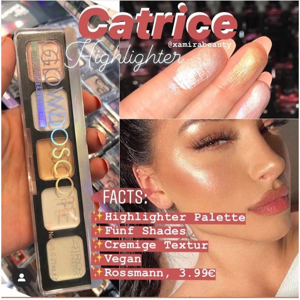 Bảng bắt sáng Highlight Catrice - Glow DosCope