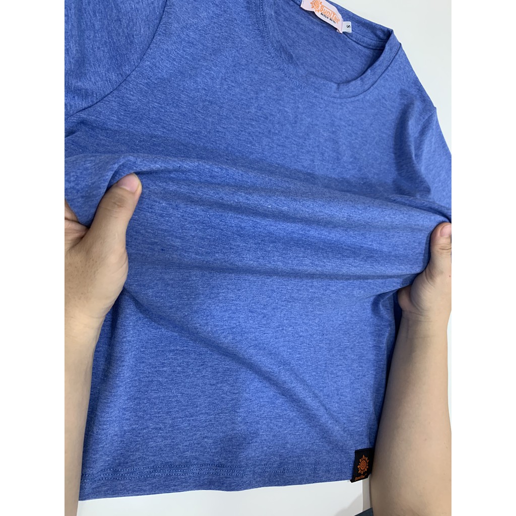 Áo phông Nam Nữ Unisex tay ngắn cổ tròn basic tee thun Cotton co giãn 4 chiều # SuniTee | BigBuy360 - bigbuy360.vn