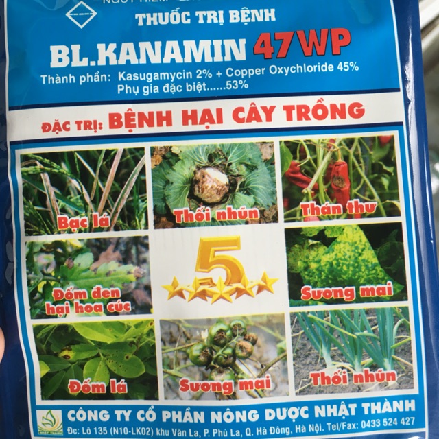 Thuốc trừ bệnh gốc đồng BL.KANAMIN 47WP 22gr