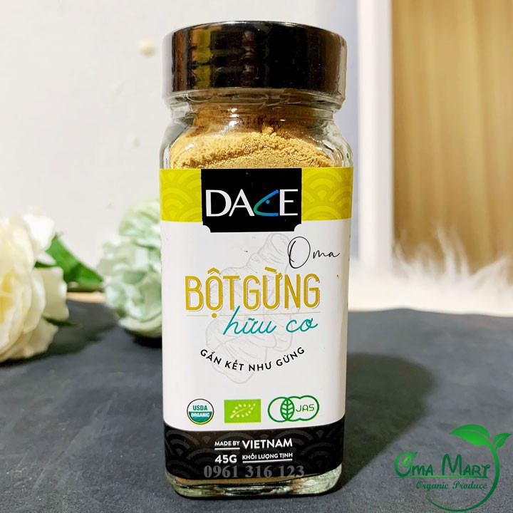 Bột gừng hữu cơ Dace 45g