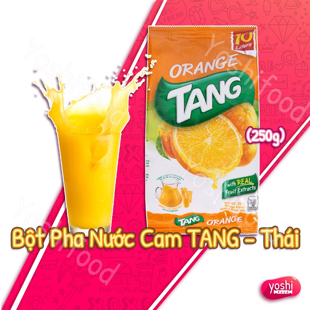 Bột pha nước cam Tang gói 250gr Thái Lan